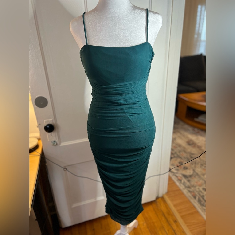 Windsor Strapless Dark Teal Dress
